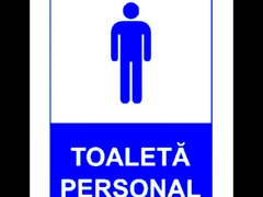 Semn de toaleta personal pentru barbati